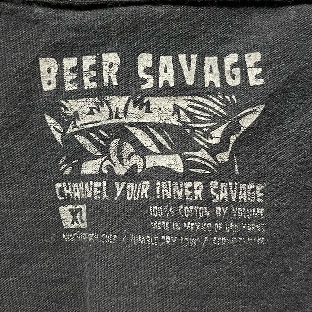 Tee Me Up Another Beer graphic casual drinking sports bar alcohol T-shirt top - Picture 4 of 7